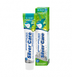 Детская зубная паста СЕРЕБРЯНАЯ ЗАЩИТА (6-12 лет) 50 мл (PresiDENT)